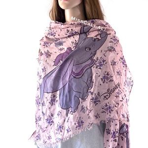 COACH | DISNEY Dumbo Floral Print Oblong Scarf